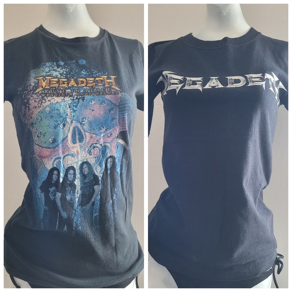 2-Tees MEGADETH XS-S Size 20th Amniversary
